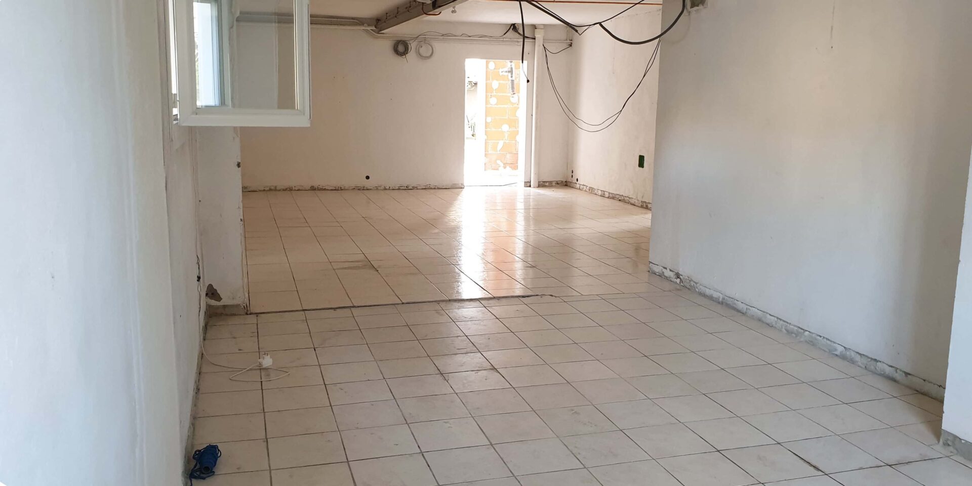 Vue avant les travaux de rénovation de la maison de nos clients située à Toulouse MInimes