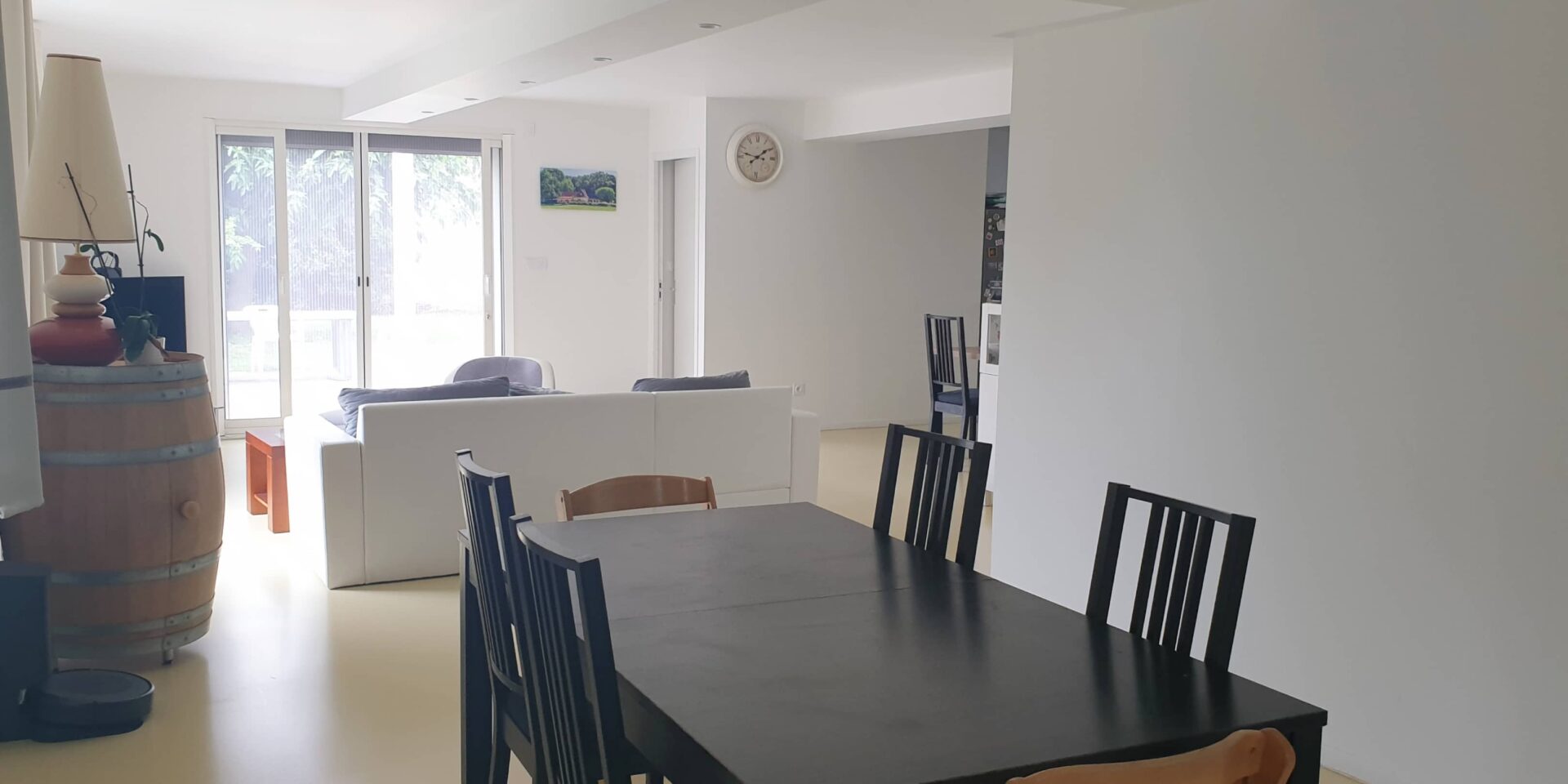 Vue après les travaux de rénovation de la salle à manger de la maison de nos clients située à Toulouse MInimes