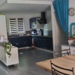 Nouvelle cuisine bleue pour ces clients à Blagnac qui nous ont confié la rénovation de leur cuisine